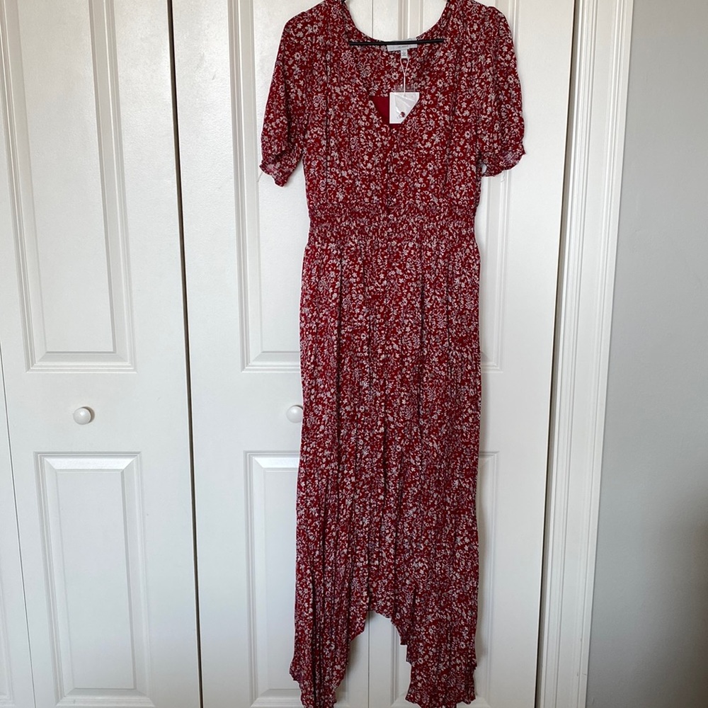 Red Floral Dress